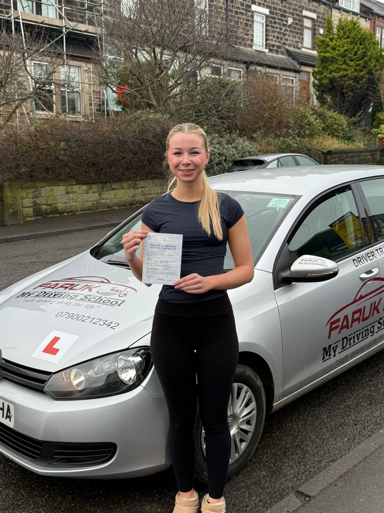 Student who passed with Faruk