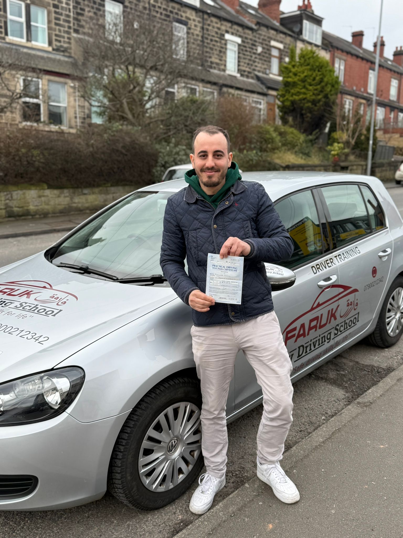 Student who passed with Faruk