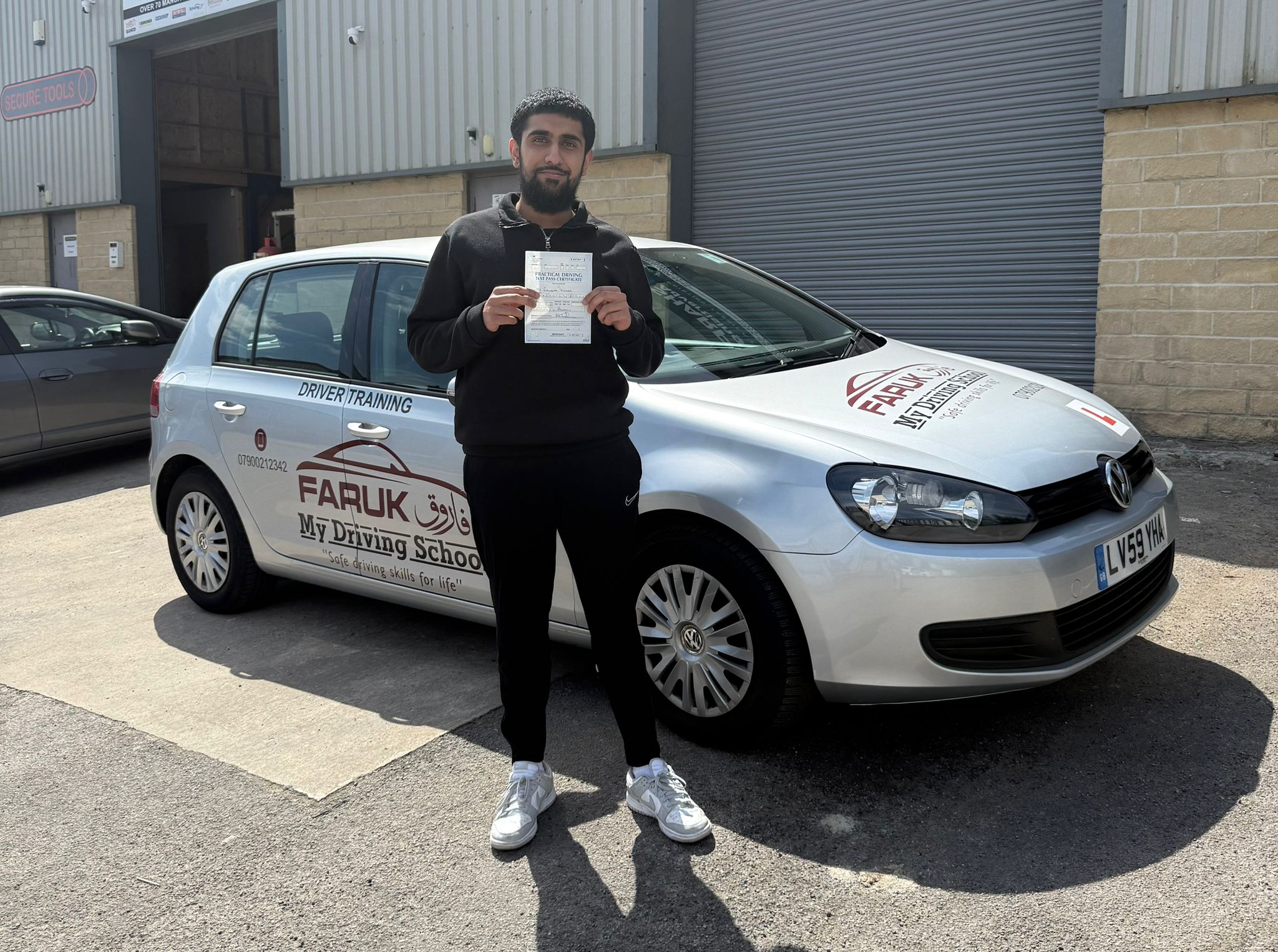 Student who passed with Faruk