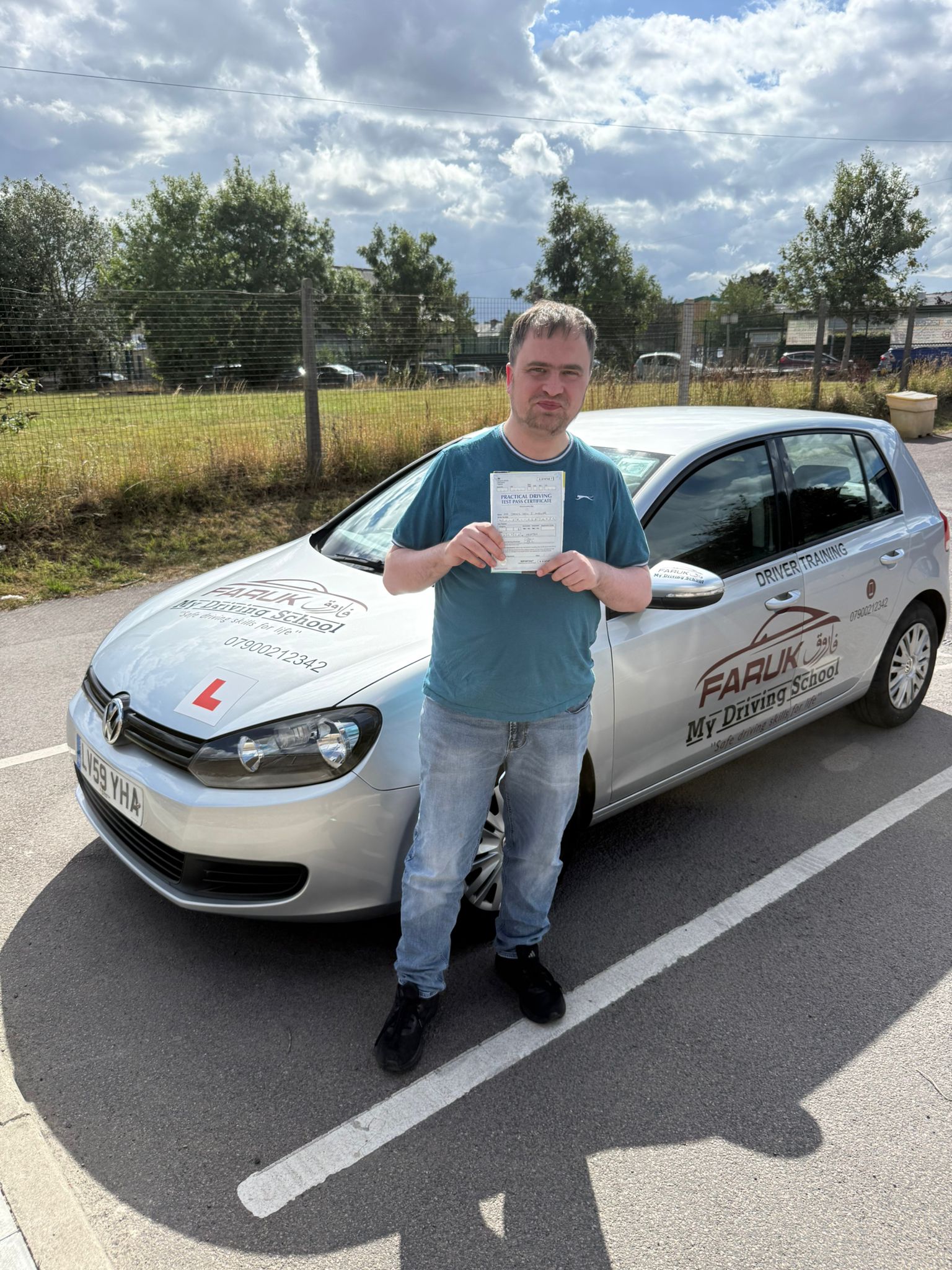 Student who passed with Faruk