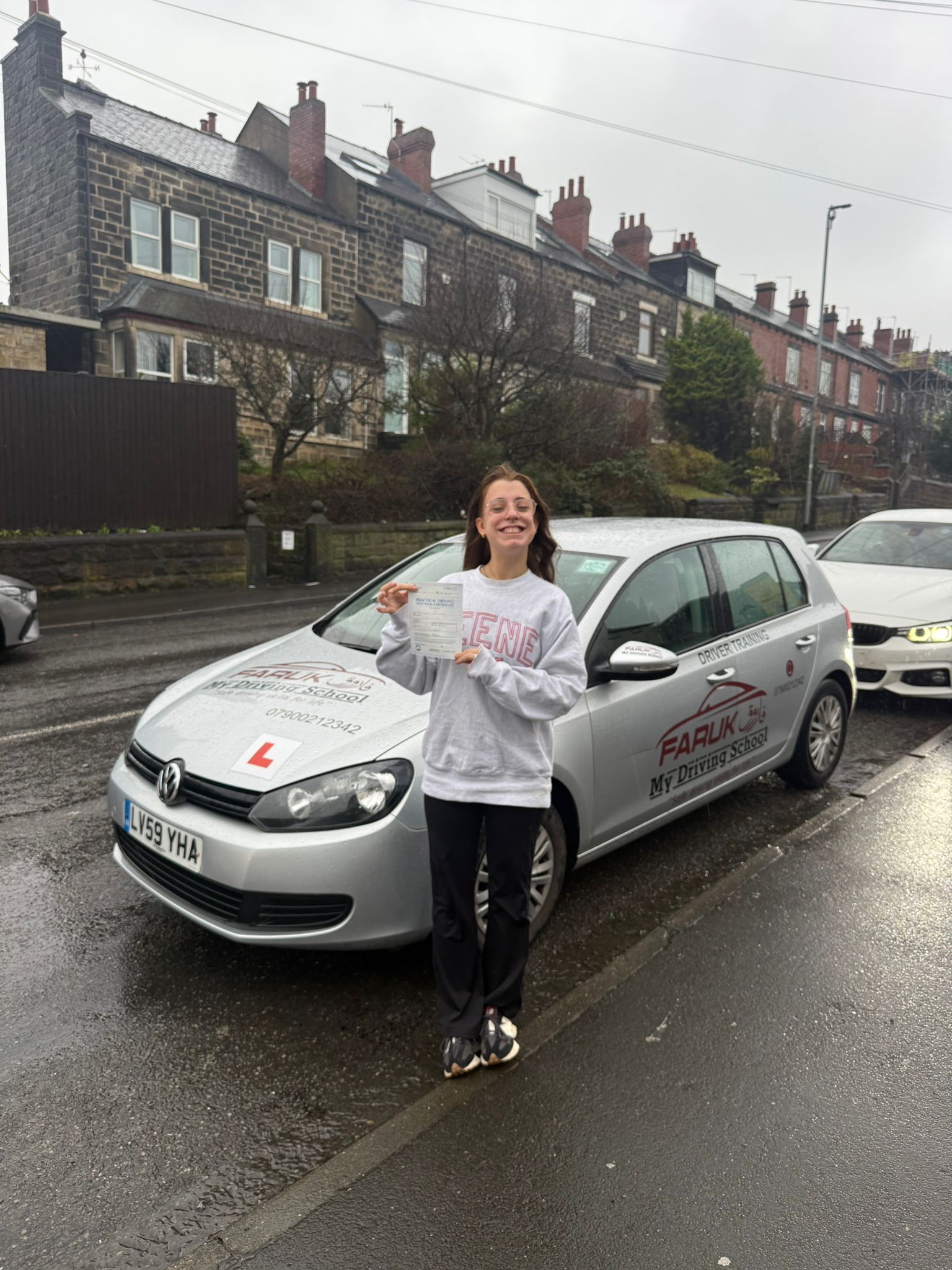 Student who passed with Faruk
